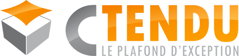 Logo CTENDU, spécialiste en plafond tendu